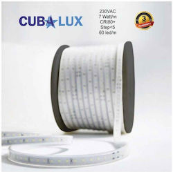 Cubalux Waterproof LED Strip Power Supply 220V with Natural White Light Length 50m and 60 LEDs per Meter