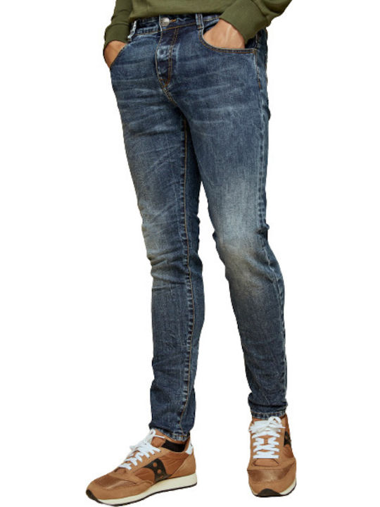 Edward Jeans Diederic Ανδρικό Παντελόνι Τζιν σε Slim Εφαρμογή Μπλε