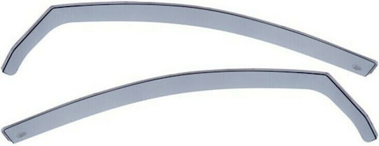 DGA Set deflectoare de vânt Dark Fime pentru Seat Leon 4buc