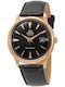 Orient Bambino Ανδρικό Ρολόι 40.5mm Αυτόματο με Μαύρο Δερμάτινο Λουράκι
