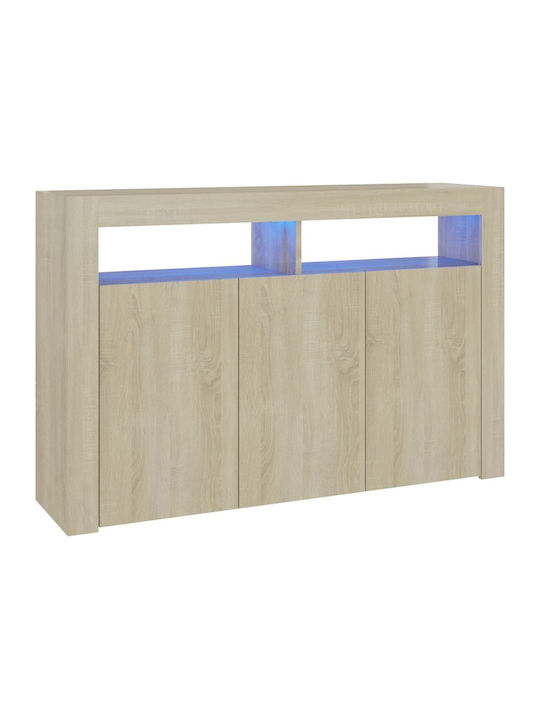 Sideboard Wooden Sonoma Δρυς 115.5x30x75cm