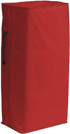 TTS Cleaning Hotel Wäschesack Stoff mit Maßen B26xT44xH98cm. Rot 1Stück
