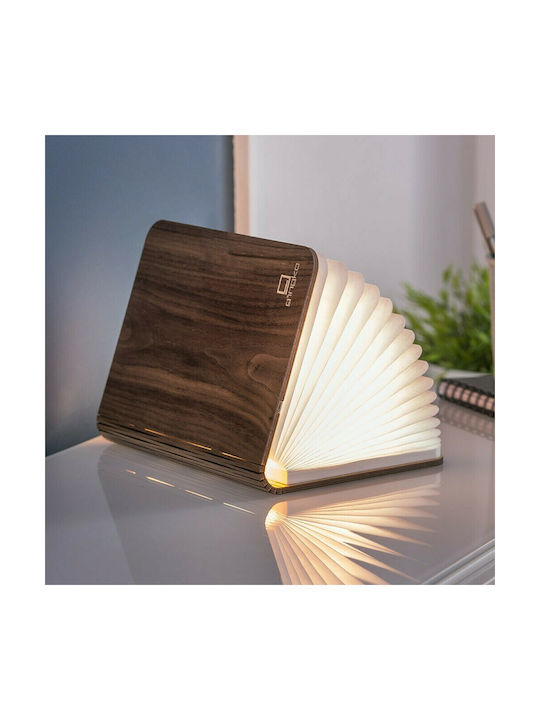 Gingko Διακοσμητικό Φωτιστικό Βιβλίο LED Μπαταρίας σε Καφέ Χρώμα