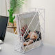 Next Magazine File Organizer Metal White 25x10x30cm.
