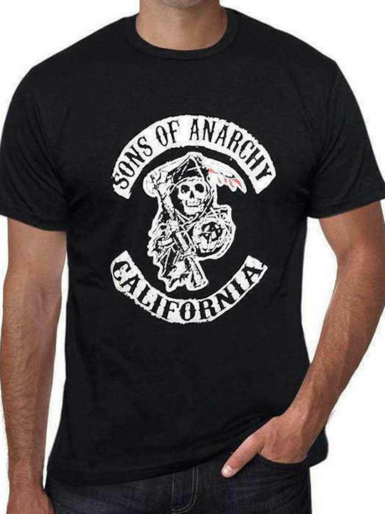 Pegasus Sons Of Anarchy Samcro T-shirt Μαύρο