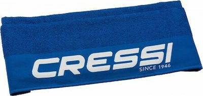 CressiSub Πετσέτα Θαλάσσης σε Γαλάζιο χρώμα 180x80cm