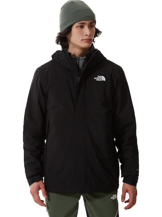 Carto Triclimate 3 in 1 Winter Jacke Wasserdicht und Winddicht Schwarz