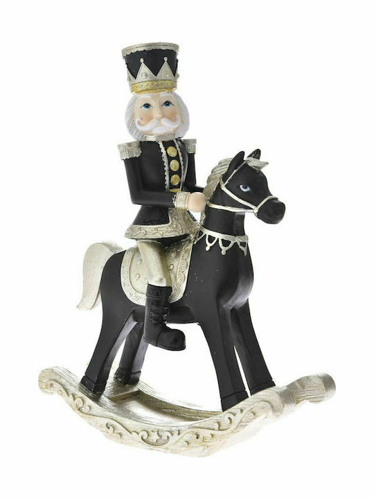 Iliadis Polyresin Christmas Nutcracker 25cm Black