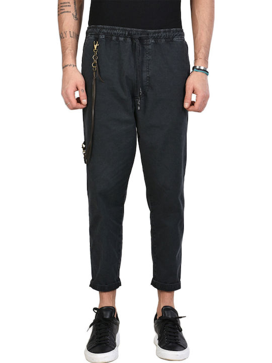 Pantaloni jogger din material textil Xagon Black