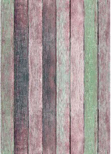 Westcott X-Drop Vinyl Φωτογραφικό Φόντο PVC 152x213εκ. Rose Pastels Rustic Wood Matte