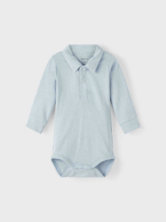 Name It Long-Sleeved Onesie Light Blue