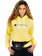 Women's Sweatshirt Hooded Yellow