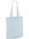 Westford Mill W101 Bumbac Geantă de Cumpărături Light Blue