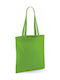 Westford Mill W101 Βαμβακερή Τσάντα για Ψώνια σε Πράσινο χρώμα