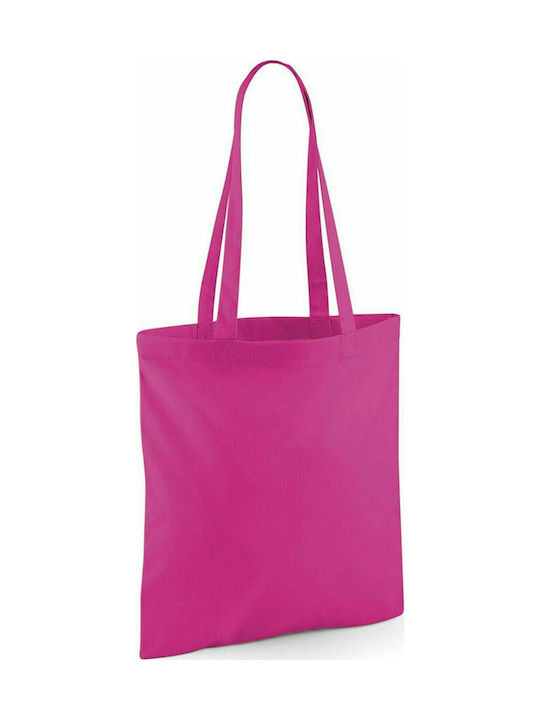 Westford Mill W101 Cotton Shopping Bag Fuchsia