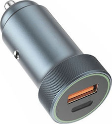 OTU C01 Încărcător Auto cu Porturi 1xUSB-A 1xType-C