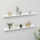 Shelves Wall White 2pcs 100x9x3cm