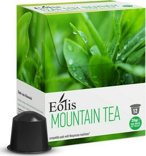 Eolis Капсули Чай Mountain Съвместими с машина Nespresso 12капси