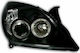 Depo Μπροστινά Φανάρια Angel Eyes για Opel Signum / Vectra 2005-2009 2τμχ