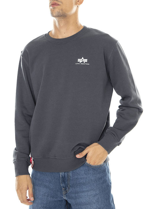 Alpha Industries Φούτερ Dark Grey