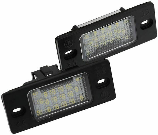 License Plate Lights for Volkswagen Golf / Passat / Touareg Porsche Cayenne 2pcs