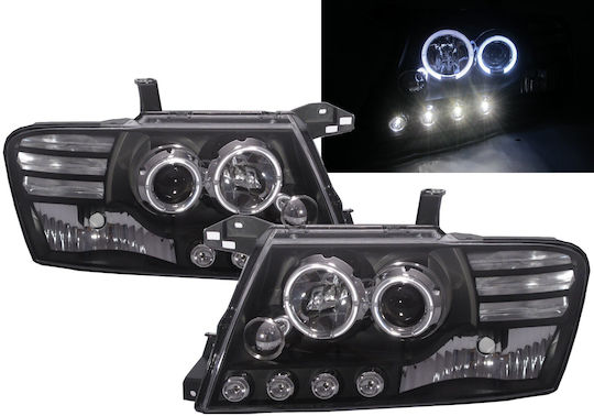 Front Lights Angel Eyes for Mitsubishi Pajero 2pcs