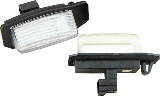 Φώτα Πινακίδας για Mitsubishi Lancer / Outlander 2007 2τμχ