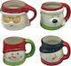 XMASfest Christmas Mug Ornament H11xD8.5cm (Μiscellaneous Designs)