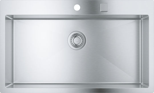 Grohe K800 31584SD1 Drop-In Chiuvetă Inox Satinat L84.6xW51cm Argintiu