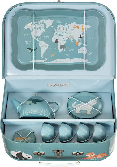 Sass & Belle Tea Set Game Children's Tea Set - Endangered Animals for 3+ years Years