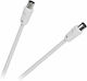 Cabletech Kabelantenne Koax-Stecker - Koax-Buchse (KPO2735F-5)