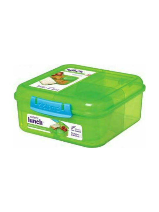 Sistema Bento Lunchbox Kunststoff Green Geeigne...