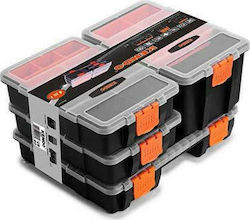 Kendo Tool Compartment Organiser Adjustable & Removable Box Black 31x22x18cm