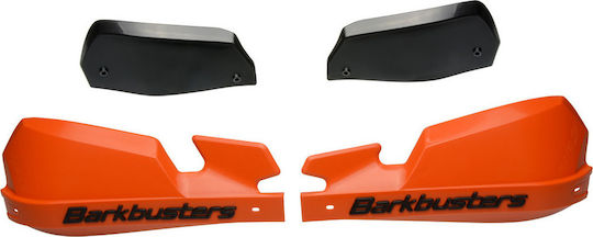 Barkbusters Motorcycle Protective Hand Guards VPS Universal without Installation Kit in Orange Colour
