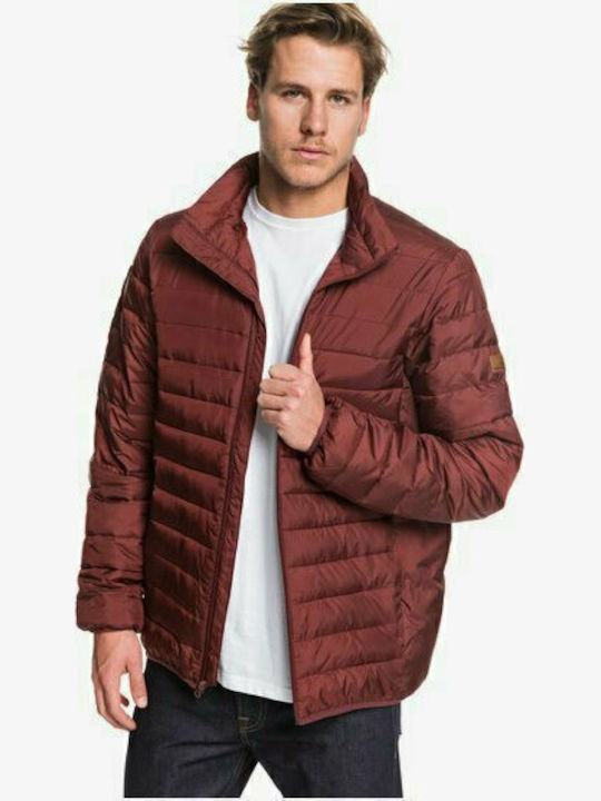 Scaly Winter Jacket Puffer Burgundy