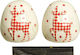 JK Home Decoration Σετ Χριστουγεννιάτικα Σετ Αλατοπίπερο Κεραμικα Τάρανδοι 2τμχ