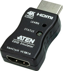 Aten Konverter HDMI männlich zu HDMI weiblich Schwarz (VC081A)