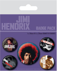 Pyramid International Badge Jimi Hendrix Experi...