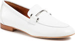 Nessi 21046 Γυναικεία Loafers σε Λευκό Χρώμα