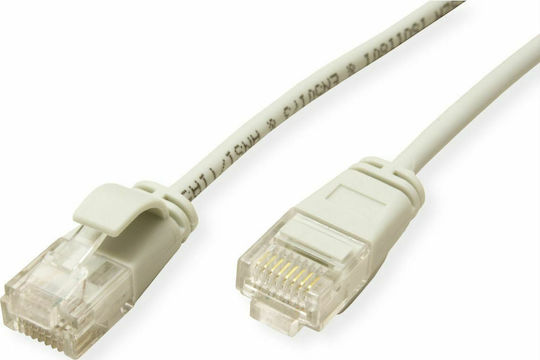 Roline U/UTP Cat.6a Ethernet Network Cable 0.5m Gray