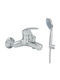 Viospiral Orion Mischung Bade- / Duscharmatur Badewanne Silber