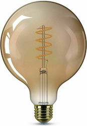Philips LED Lampen für Fassung E27 und Form G120 Warmes Weiß 640lm Dimmbar 1Stück