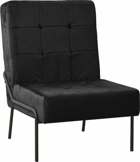 Sessel Samt Black 65x79x87cm
