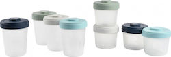 Beaba Plastic Baby Container 8pcs Multicolour