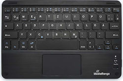 MediaRange MROS130-GR Fără fir Bluetooth Tastatură cu touchpad
