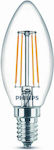 Philips Λάμπα LED για Ντουί E14 Θερμό Λευκό 470lm