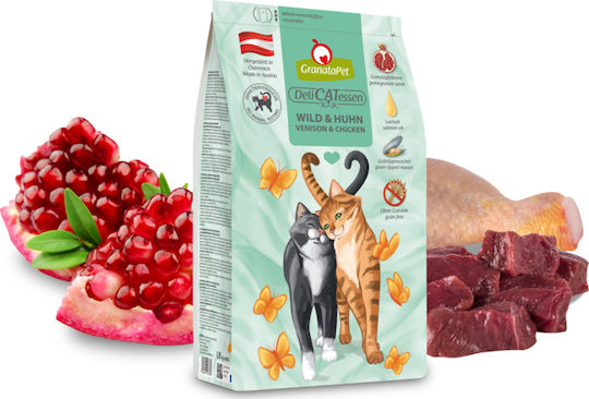 Granata Pet Foods Delicatessen Cat Dry Food with Deer / Poultry / Pomegranate 0.3kg