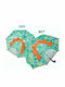 Floss & Rock Kids Curved Handle Umbrella Dinosaur with Diameter 56cm Transparent
