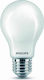 Philips Λάμπα LED 8.5W 104mm για Ντουί E27 και Σχήμα A60 Θερμό Λευκό 1055lm