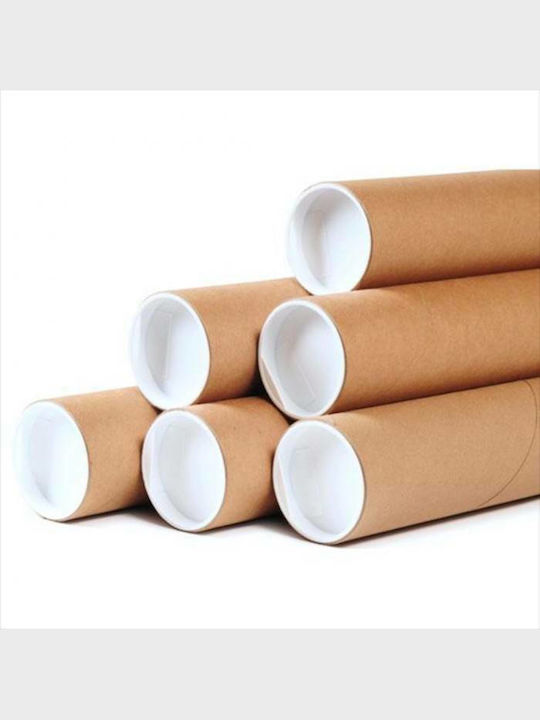 Eco-Friendly Drafting Tube with Lid D7x63cm Beige